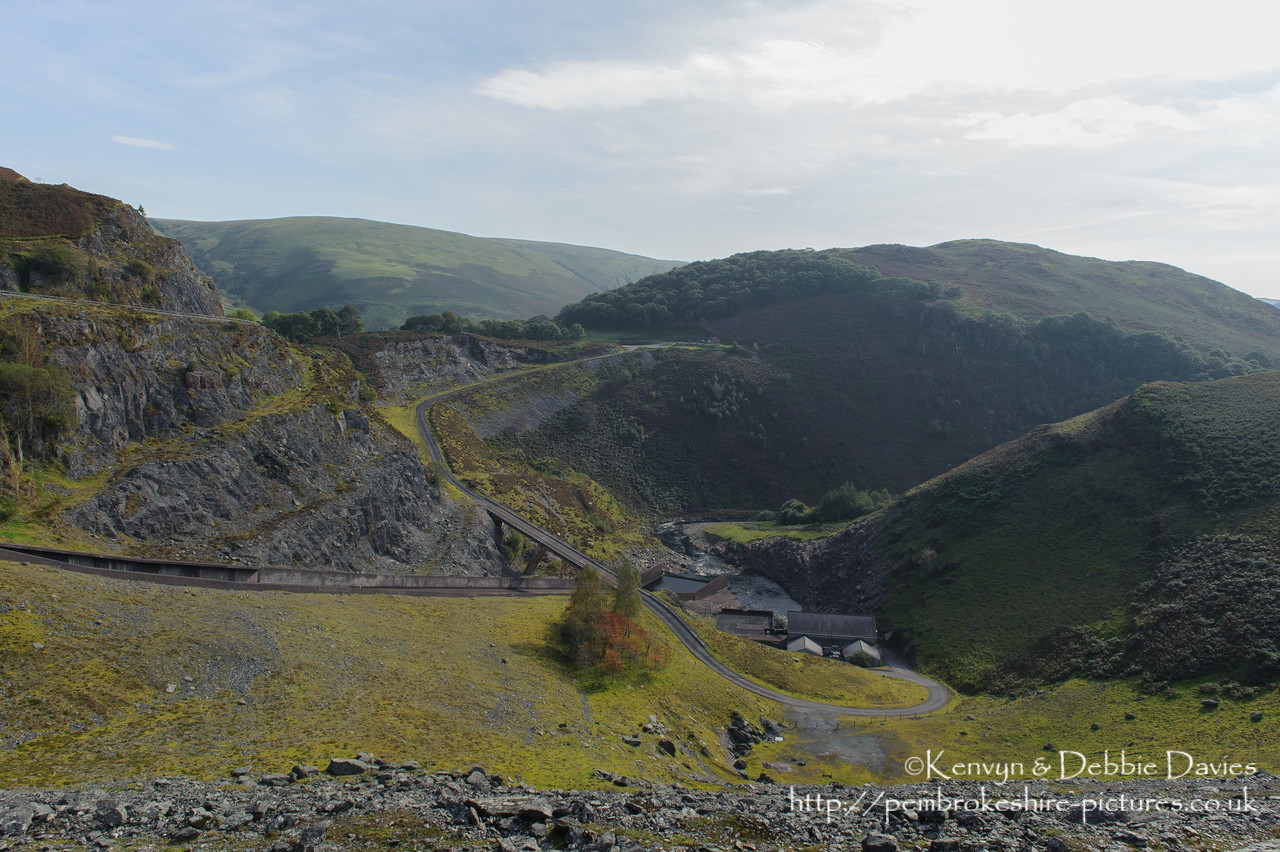 Llyn Brianne is an artificial resevoir which was completed in the early 70s by the Wimpey Construction to regulate the flow in the River Tywi.